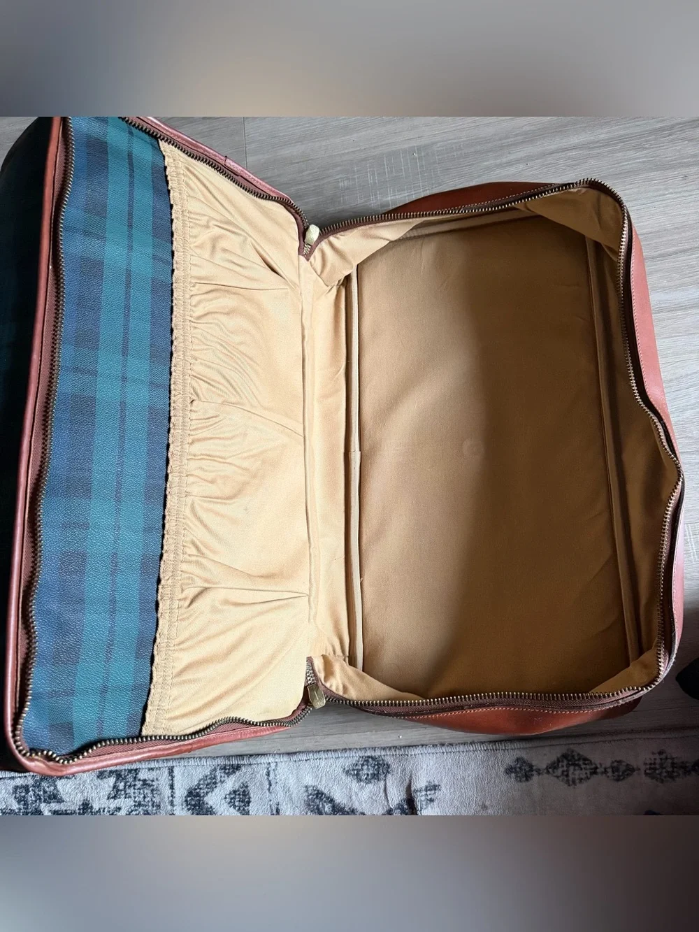 Polo Ralph Lauren Vintage Weekender Tartan Pattern